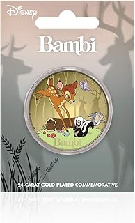 Disney Gifts Classics Collection Limited Edition Collectable Gold Coin Medal - Bambi