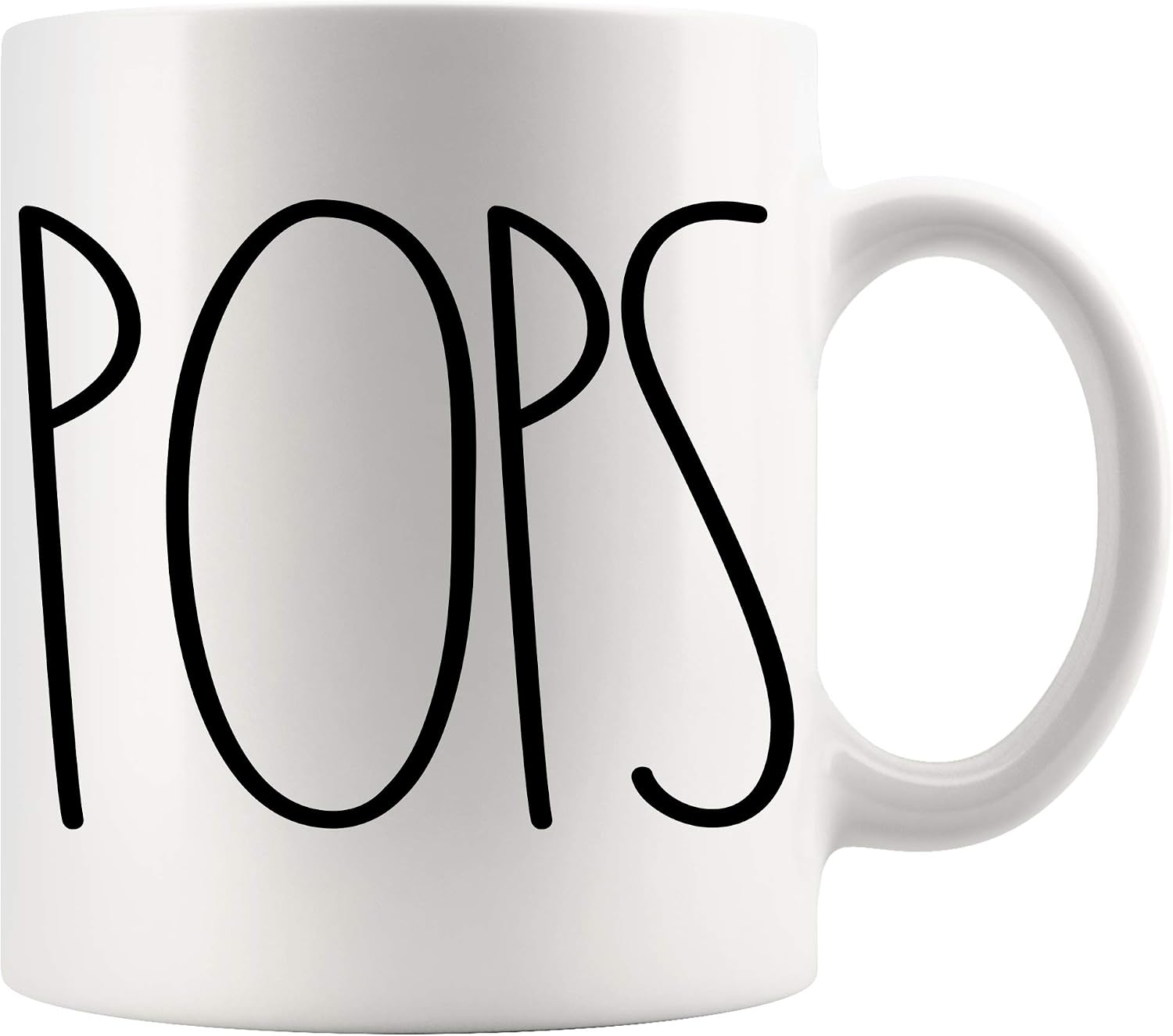 POPS Coffee Mug - Birthday Gift for the Best POPS Ever, Father's Day, Family Coffee Cup 11oz