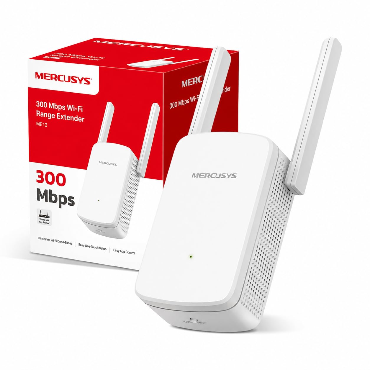 Tp-Link Mercusys Me12 V1 - Wi-Fi Range Extender - Wi-Fi - 2.4 - 2.5 Gh