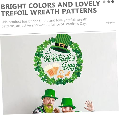 Miniatura 2 de Vaguelly Etiqueta engomada de la puerta del día de San Patricio para el Día de San Patricio, suministros de fiesta de San Patricio, calcomanía de