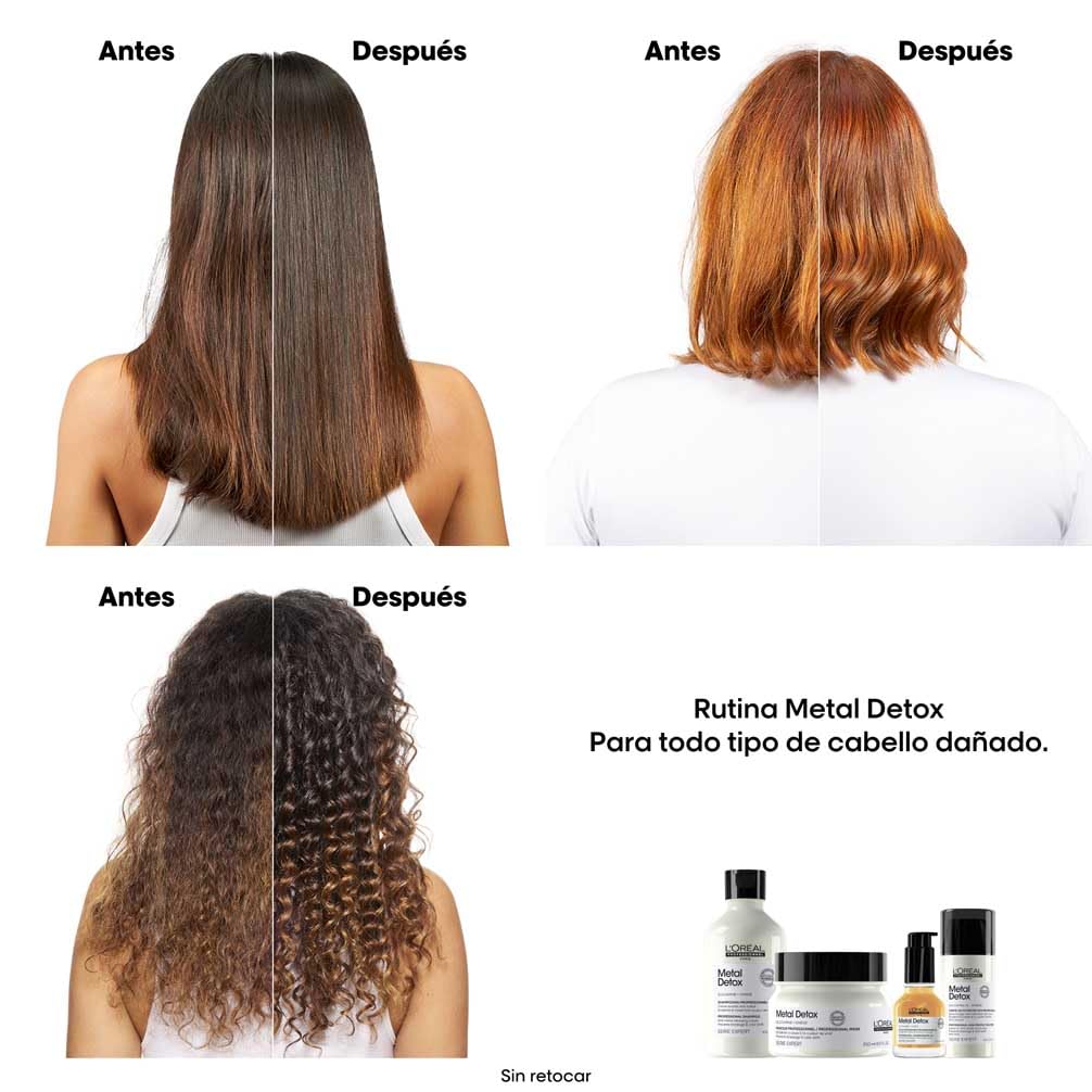 L'Oréal Professionnel Metal Detox Aceite Concentrado Protector Térmico Anti-Rotura 50 ml