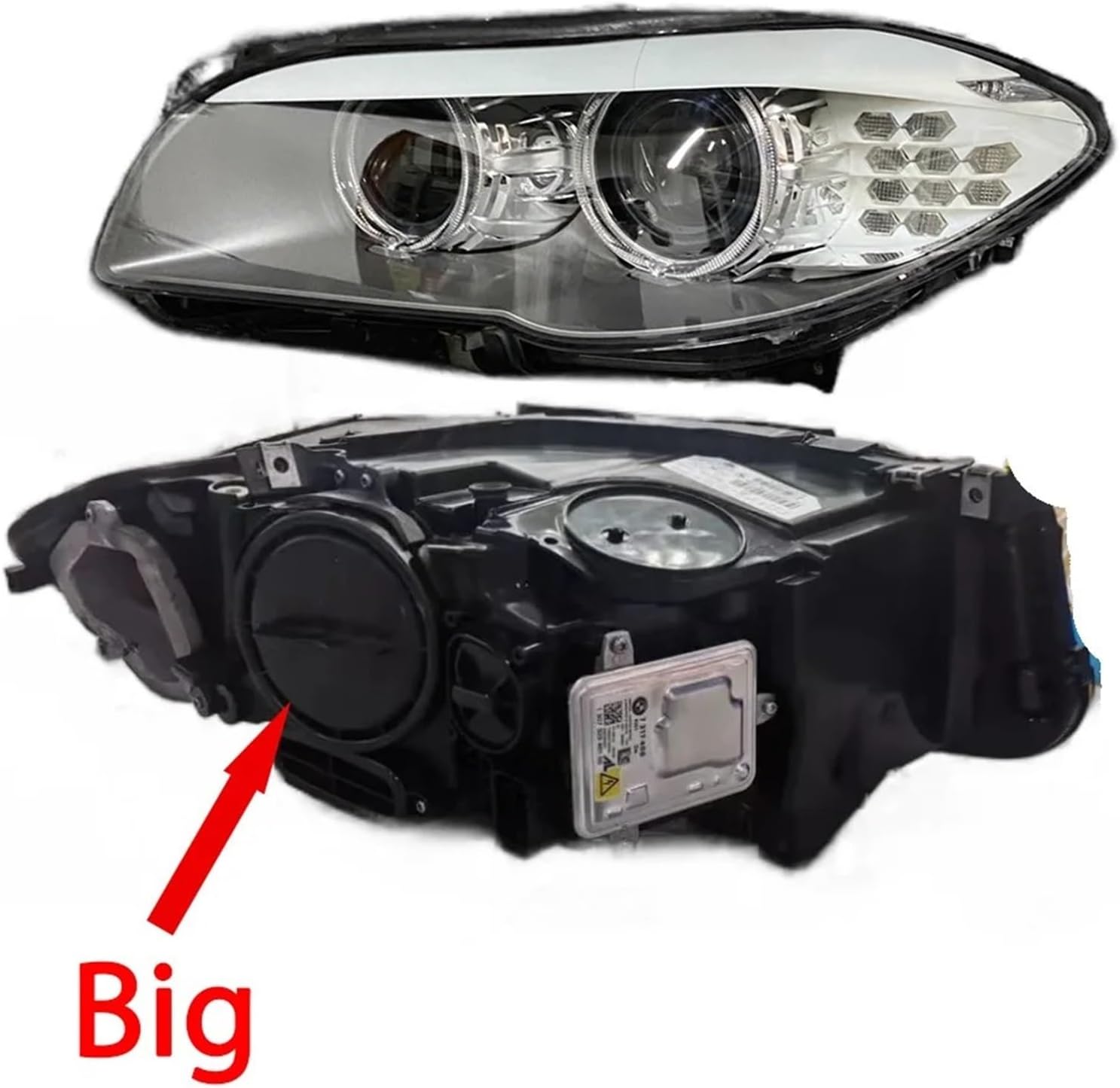 Headlight Dust Cover for F10 F18 Dust Cover Headlight Headlight Black Cap Cover Car Accessories Plastic Direct Replacement Easy Installation