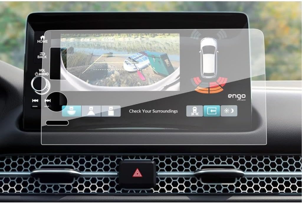 Engo Honda HR-V 9 inç Multimedya Navigasyon ile Uyumlu Mat Ekran Koruyucu Parmak İzi & Parlama Önleyici