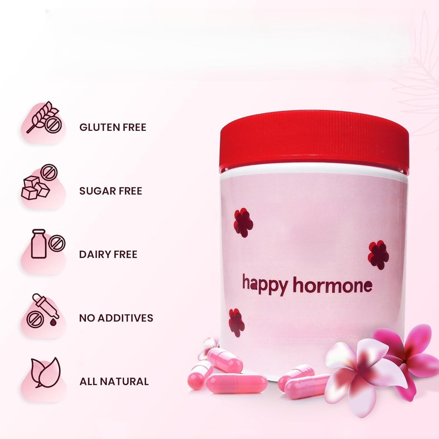 Happy Hormone Gummies – Soutien de l’humeur et équilibre du cycle pour les femmes