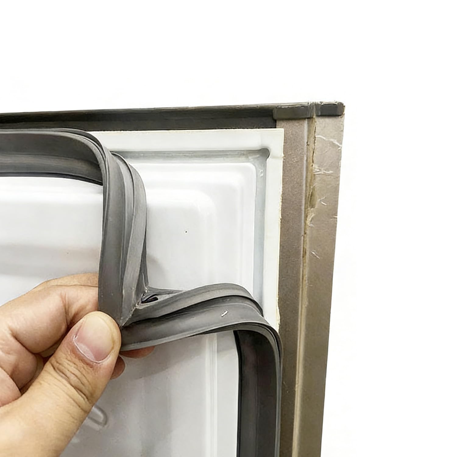 MEILYA Refrigerator Door Magnetic Seal Gasket Universal Whole Parts for Cooler Freezer,Custom Door Gasket Replacement Part,Grey