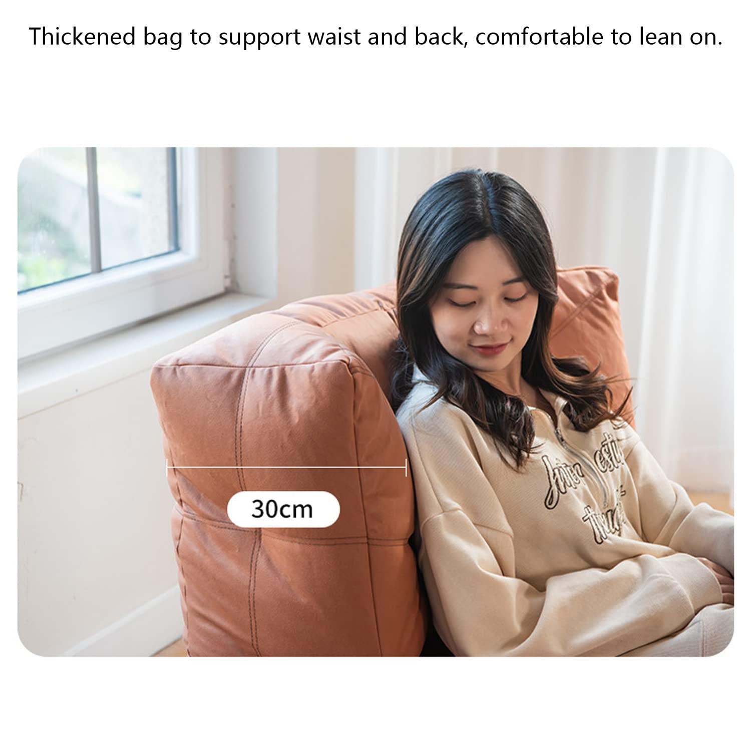 Pouf Sacco Esterno In Nylon. Grande Pouf Sacco Giardino Impermeabile - Foto 8