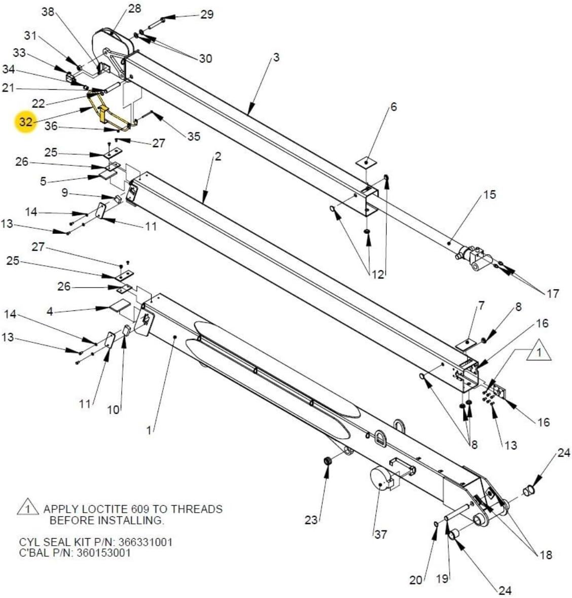Auto Crane Bail WELDMENT