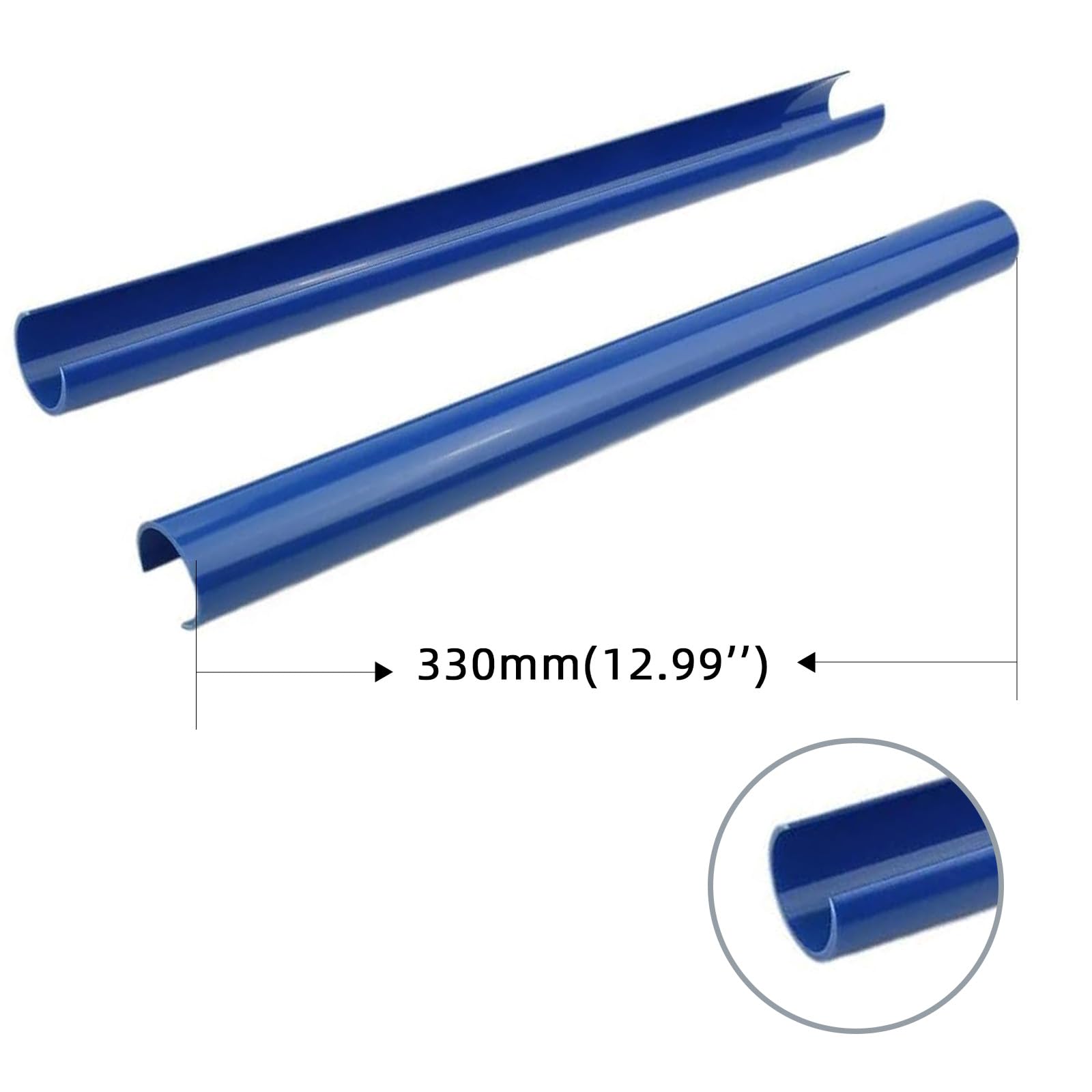 Paski do kratki chłodnicy, listwa ozdobna, wkładka do grilla BMW 1, 2, 3, 4, 5, 6, 7, F20, F21, F22, F23, F30, F31, F32, F33, F36, G30, G32, G11, G12, G14, 2 szt., niebieskie paski