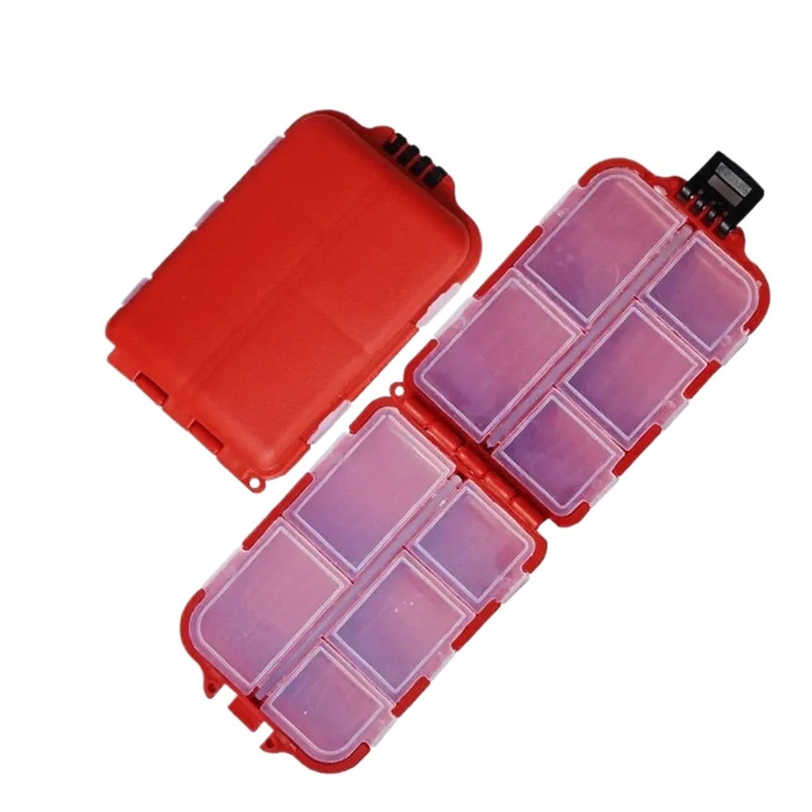 EMHSJSYVB Compartment Storage Case Double Sided Tool Organizer(Burgundy)