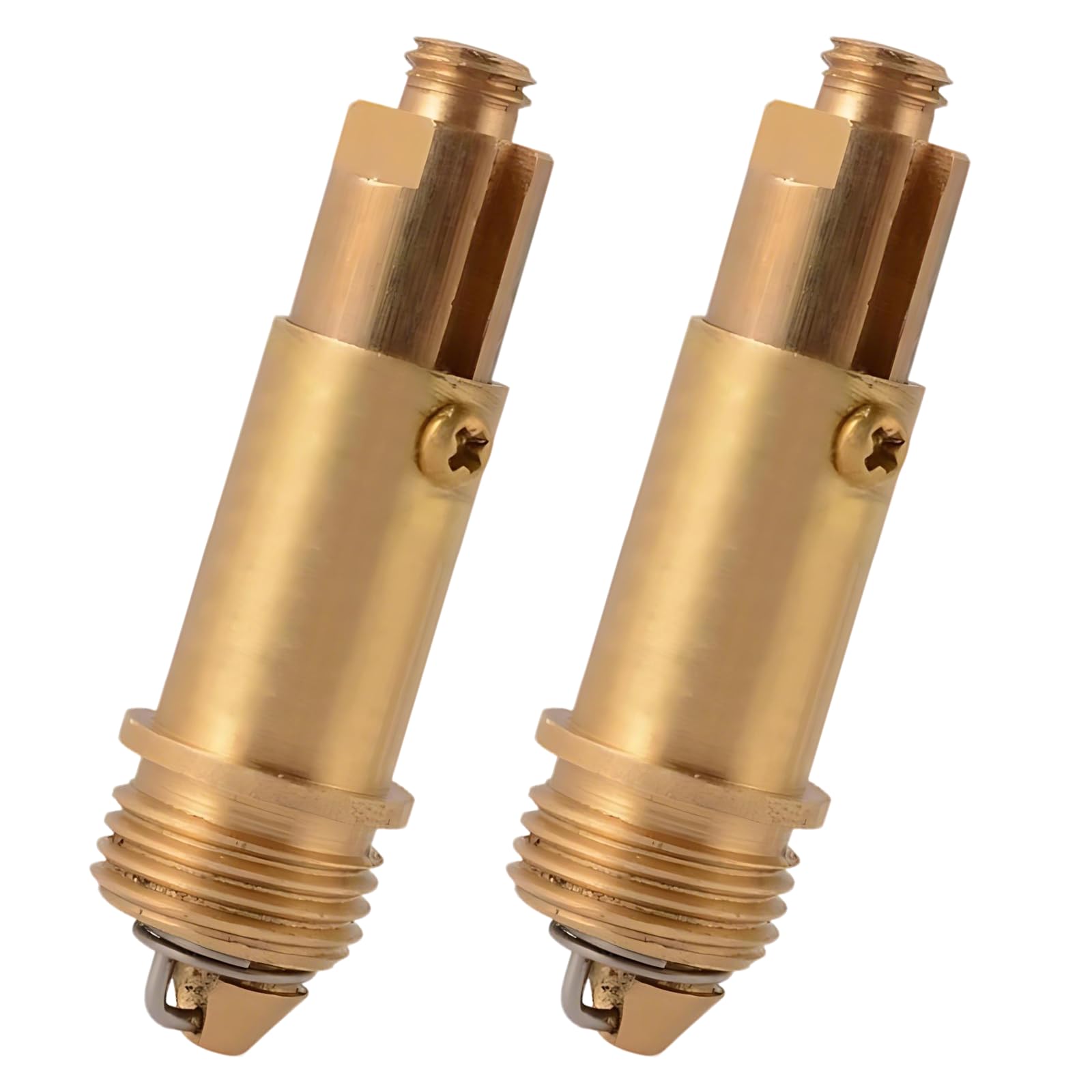 Basin Pop Up Click Clack Brass Plug Bolt 2 Pcs, Replacement Sink Basin Click Clack Bath Waste, Universal Pop Up Sink Plug Replacement for Most Sink Basin Bath Drain Stopper