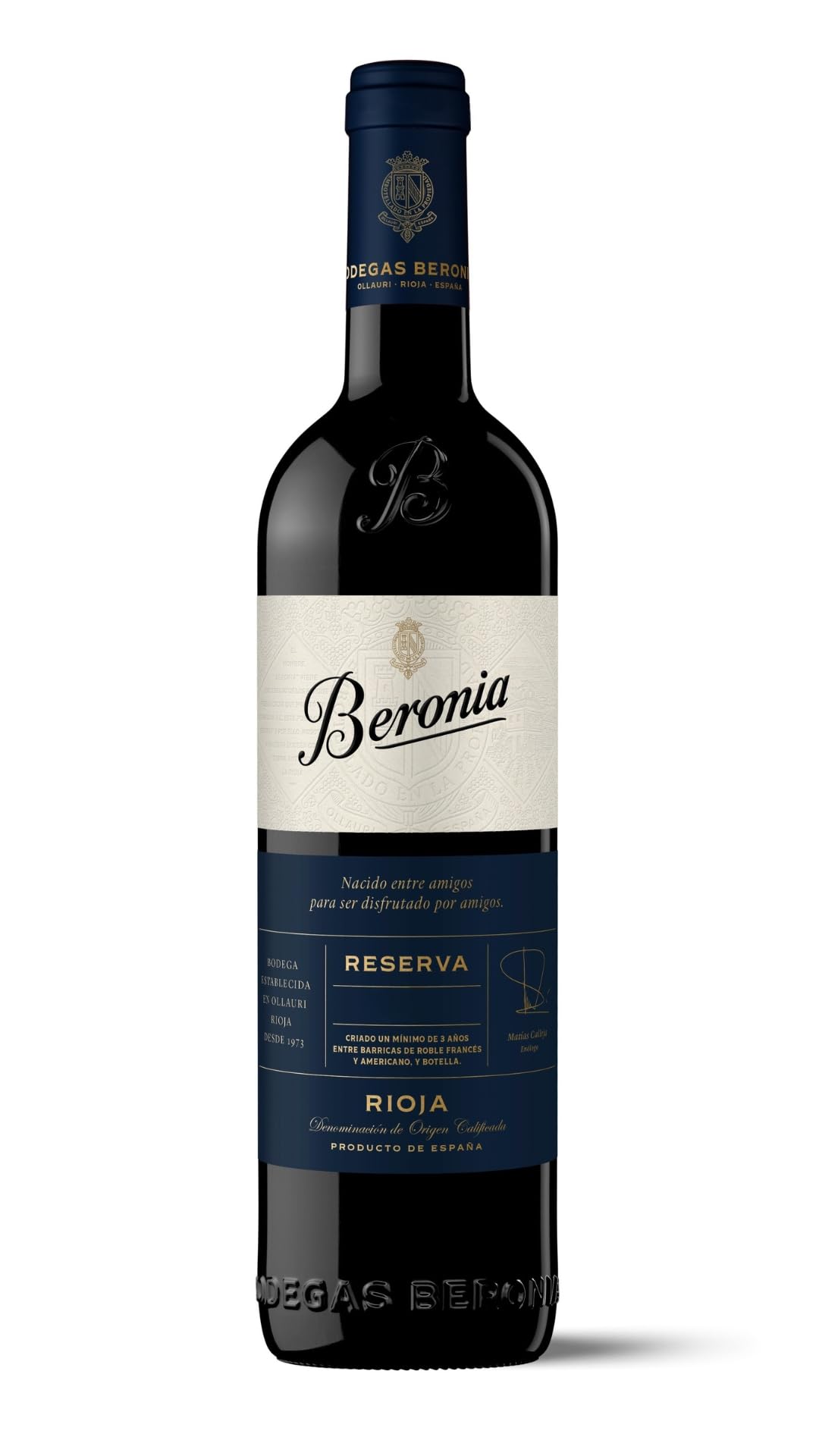Beronia Rioja Reserva - Spanish Red Wine, 75cl Bottle
