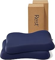 Vista 17 de REST® Evercool® Almohada Refrescante, Tela de Carcasa Instantáneamente Fría al Tacto y Núcleo de Esponja de Silicona Transpirable para Regulación