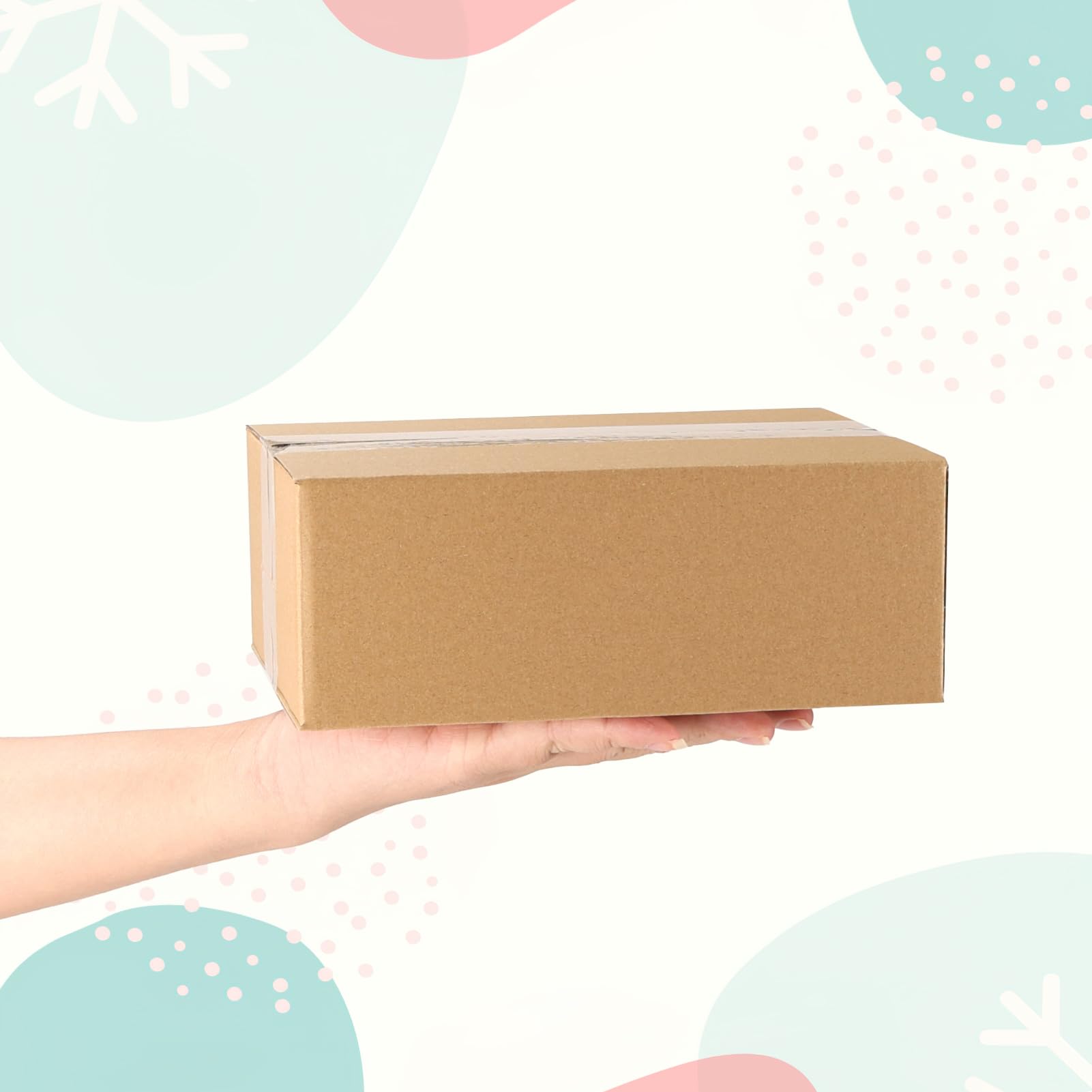 CRUGLA 40 paquetes de cajas de envío de 8 x 6 x 3 pulgadas para pequeñas empresas, cajas de cartón corrugado a granel para envío, embalaje, correo