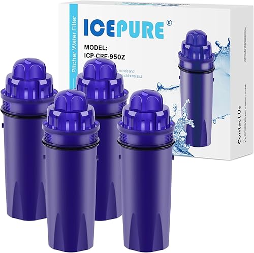 Miniatura 1 de ICEPURE Repuesto CRF950Z para filtro de agua para jarra PUR, CRF-950Z, PPF900Z, PPF951K, PPT700W, CR-1100C, CR1100CV, DS-1800Z, PPT711W, PPT711B,