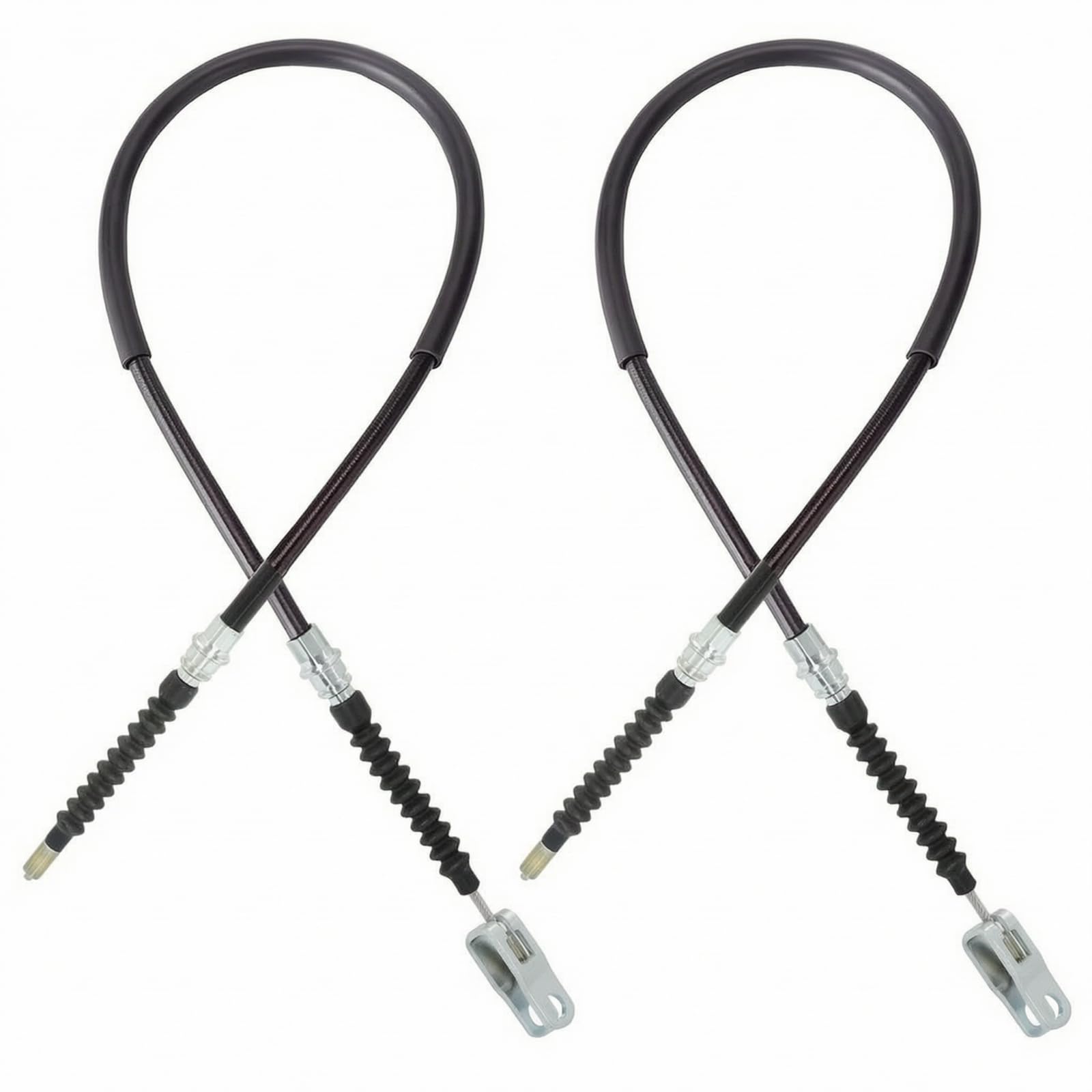 Kit Cables Freno Confiable | Funda Exterior Negra, Resistente a la Corión, Repuesto, para Taller Mecánico, Mecánicos