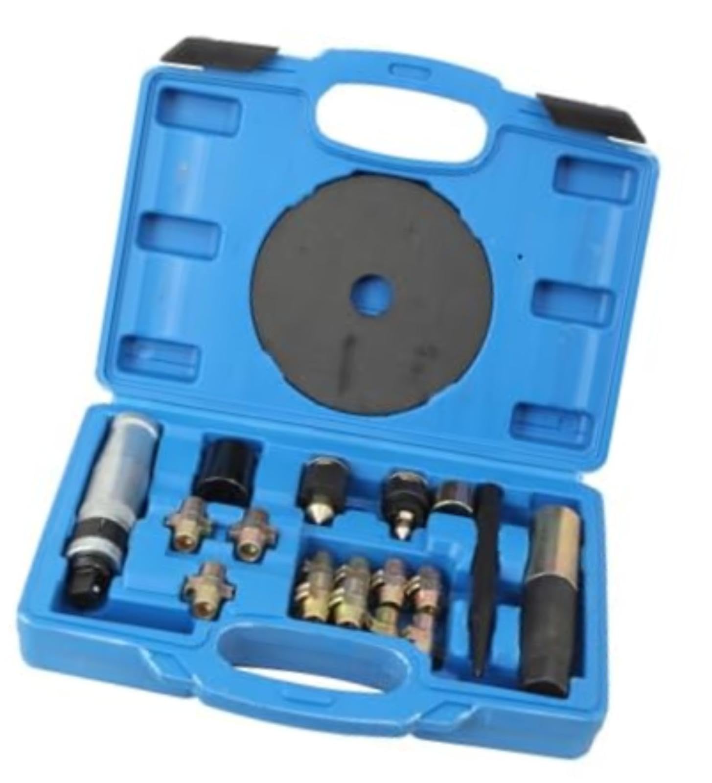 Kit di strumenti di rimozione dadi di bloccaggio universali Master Kit di bloccaggio ruote con lame di ricambio da 10 pezzi, per rimuovere dadi danneggiati set adattatori lama per