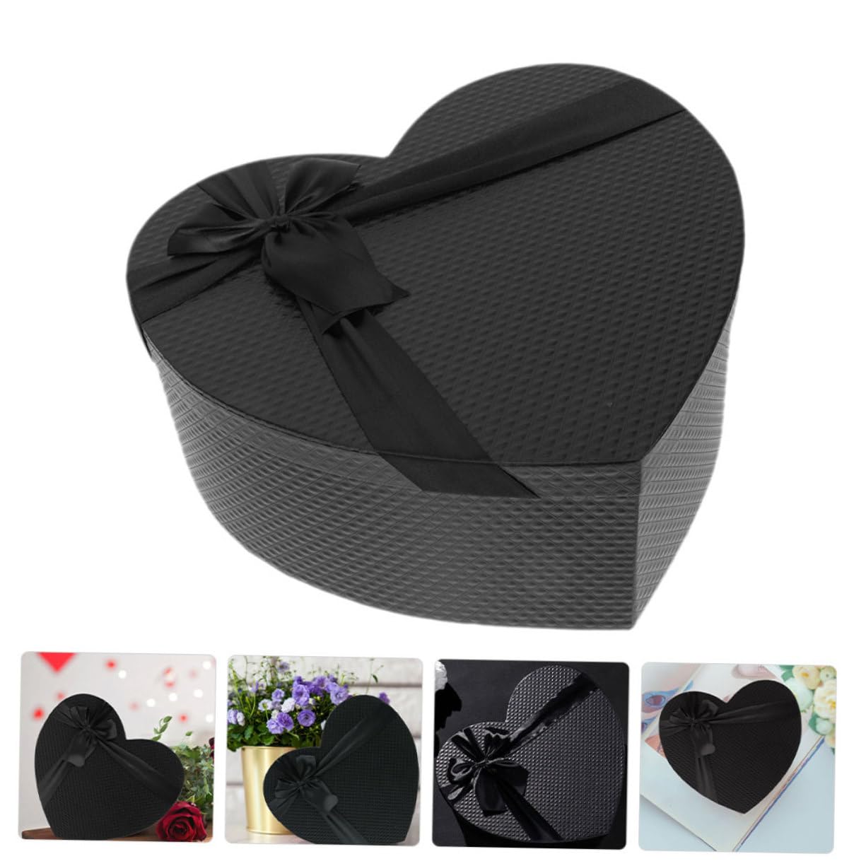Alipis 2stücke Herzförmige Papier Geschenkbox Mit Deckel Für Arrangements Partygeschenkboxen Weihnachtsboxen Für Geschenke Kompakt Und Praktisch