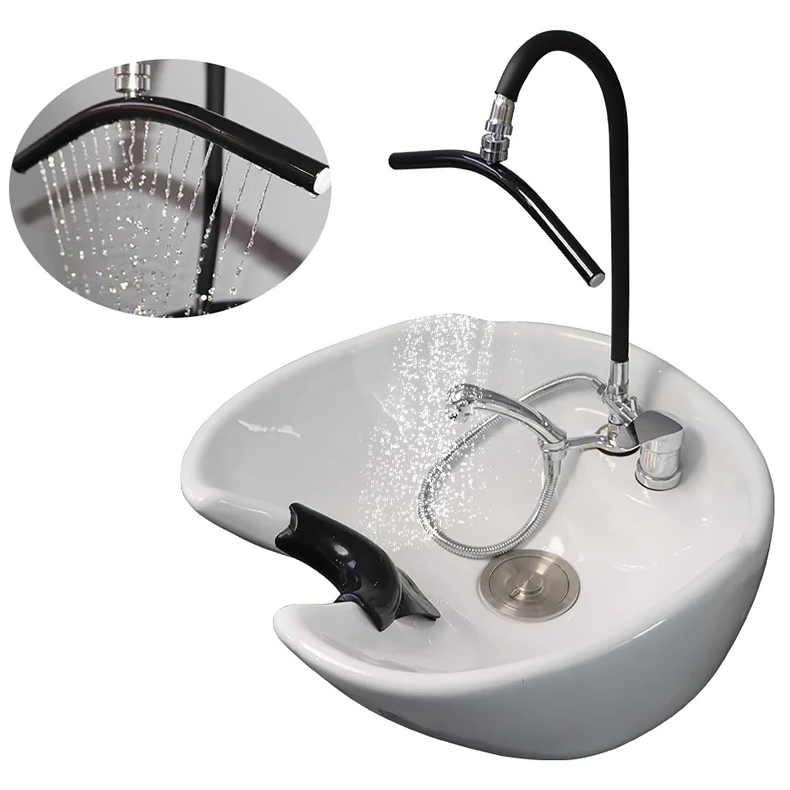 Circulation d'eau de fumigation pour spa de tête et soin du cuir chevelu en salon de coiffure