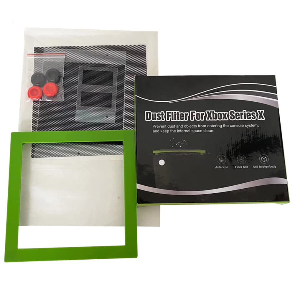 Support de protection anti-poussière pour Xbox Series X - Support de filtre multifonction - Pour console de jeu - En PVC