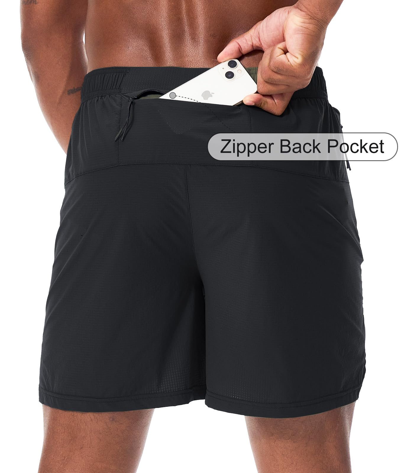 Pantalones Cortos Deportivos Hombre Secado Rápido Ligero Running Jogging