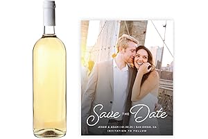 Andaz Press Photo Personalized Wine Bottle Labels