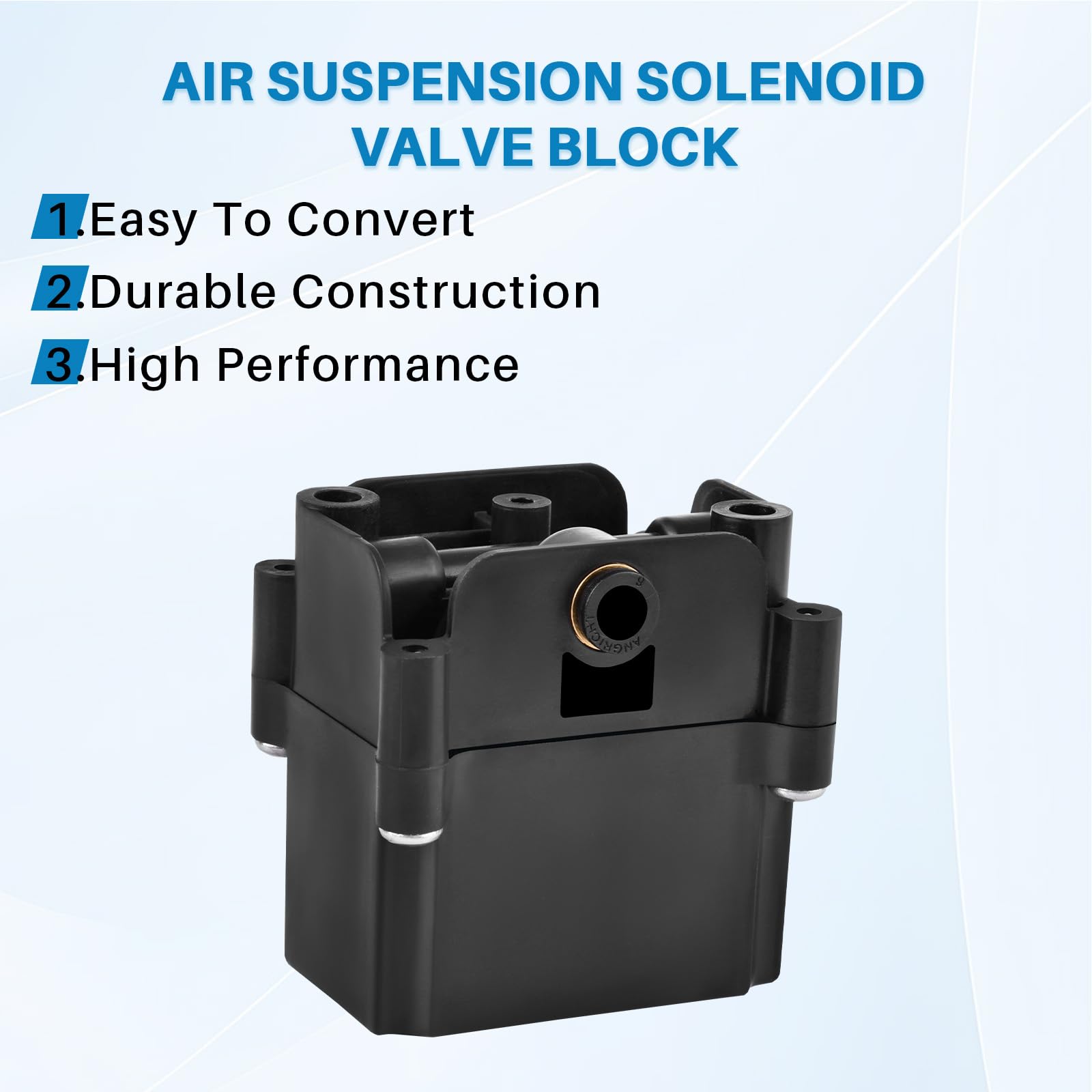 Blocco valvola sospensione pneumatica compatibile con 5 GT F07, 5 Touring F11, 7 serie F01 F02 F04, sostituzione valvola compressore sospensione pneumatica per 4722555610 37236769082