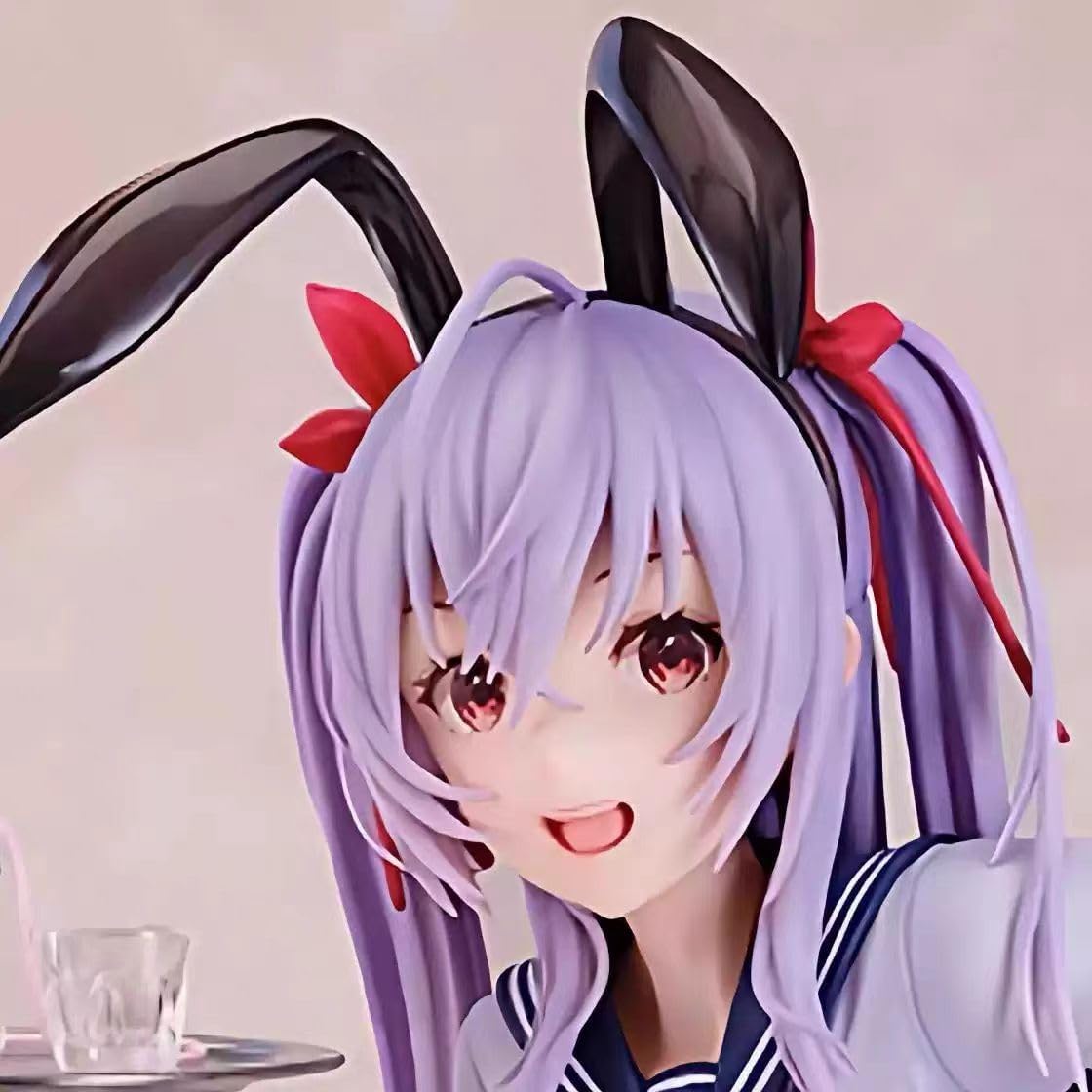 Amazon.co.jp: BAZATIA 働漫原話ツインテール滑車少女双頭彫PVC已塗装フィギュア美少女像高24cm7588 ...