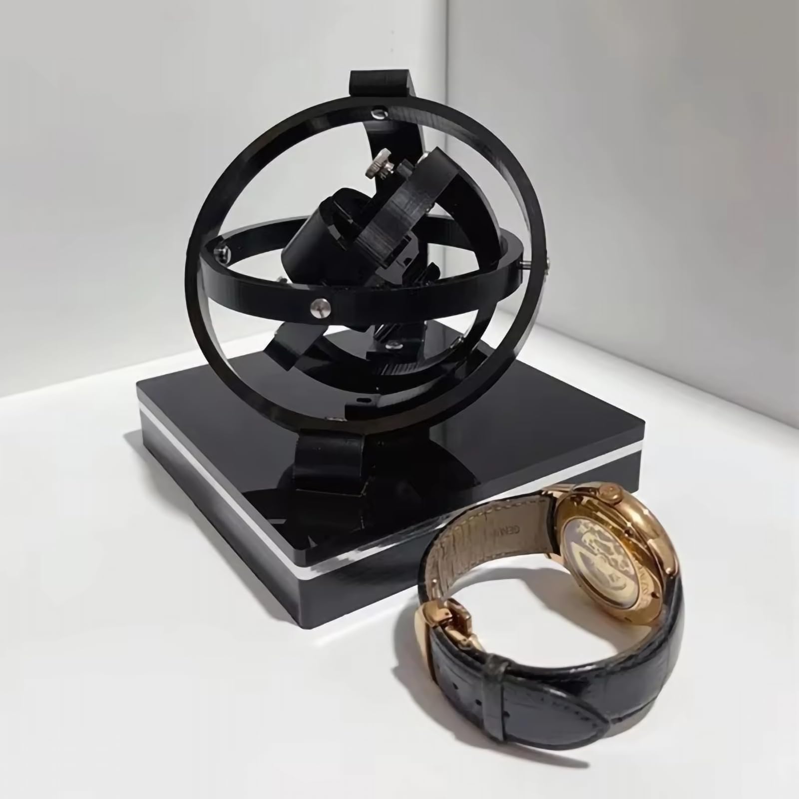 Remontoirs de montre stéréoscopiques 2025, remontoir de montre automatique, remontoirs de montre mécaniques, interface USB, affichage de montre-bracelet rotatif à 360 ° pour hommes et femmes,MEN