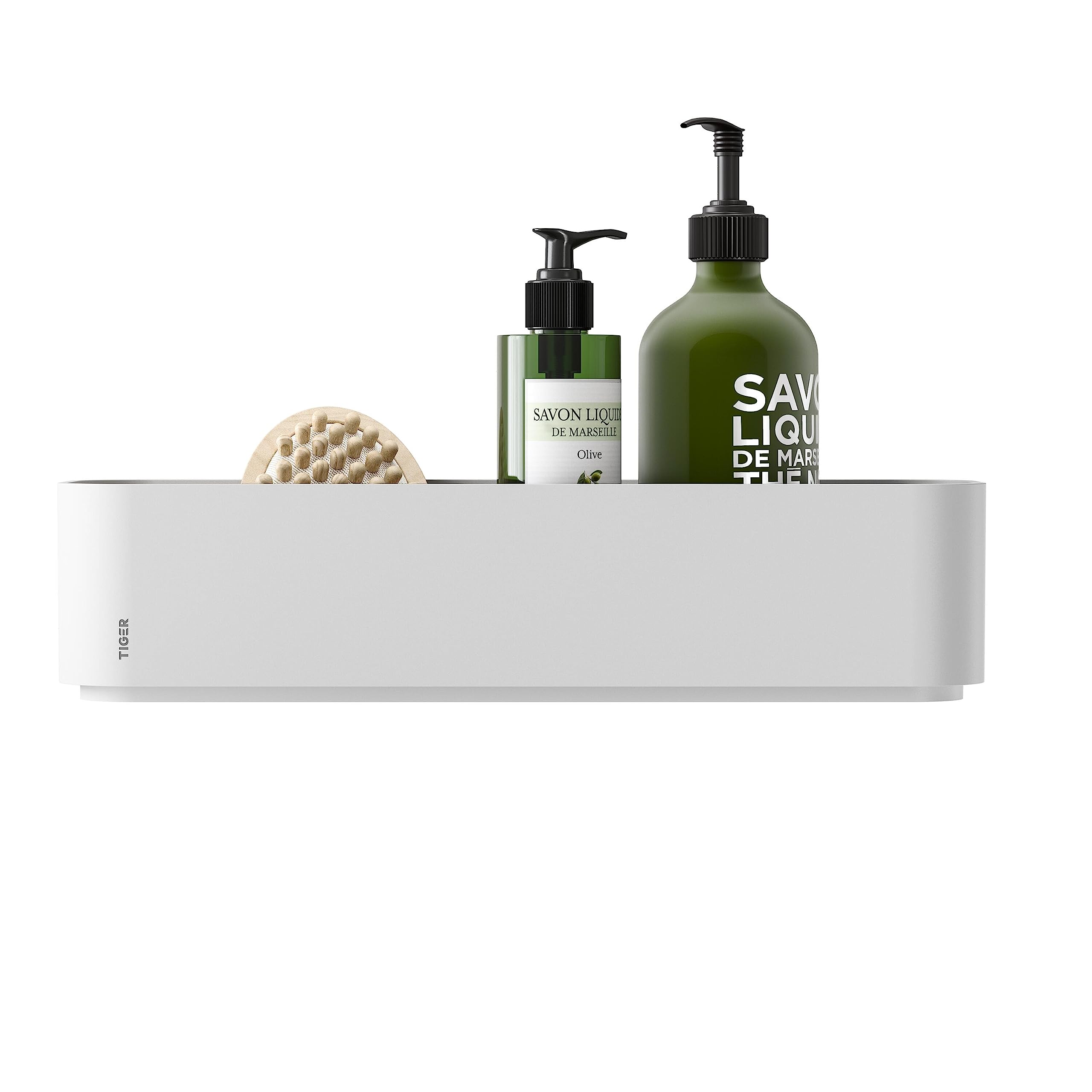 Tiger 2-Store Estante de Pared o Cesta de Ducha, 35 cm, Blanco
