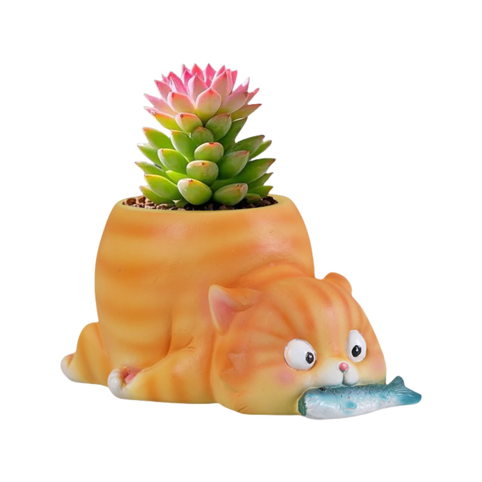 Pots d'animaux mignons en plastique pour décoration de salon et pelouse extérieure
