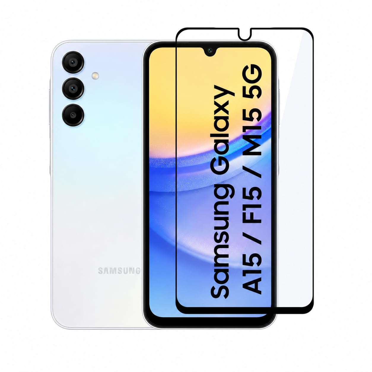 Military-Grade Tempered Glass Screen Protector Compatible for iPhone 15 / iPhone 16 with Edge to Edge Coverage and Easy Installation Self kit — Amazon image 20