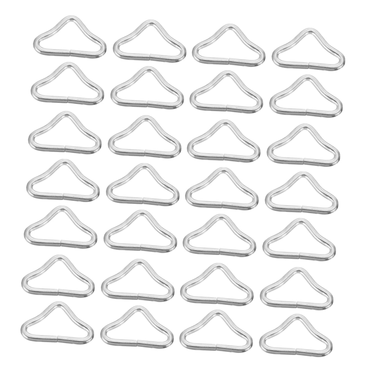BESPORTBLE 70piezas Cama Elástica Repuesto Hebillas Triangulares para Trampolín Anillos Resistentes de Repuesto para Reparación de Cama Elástica