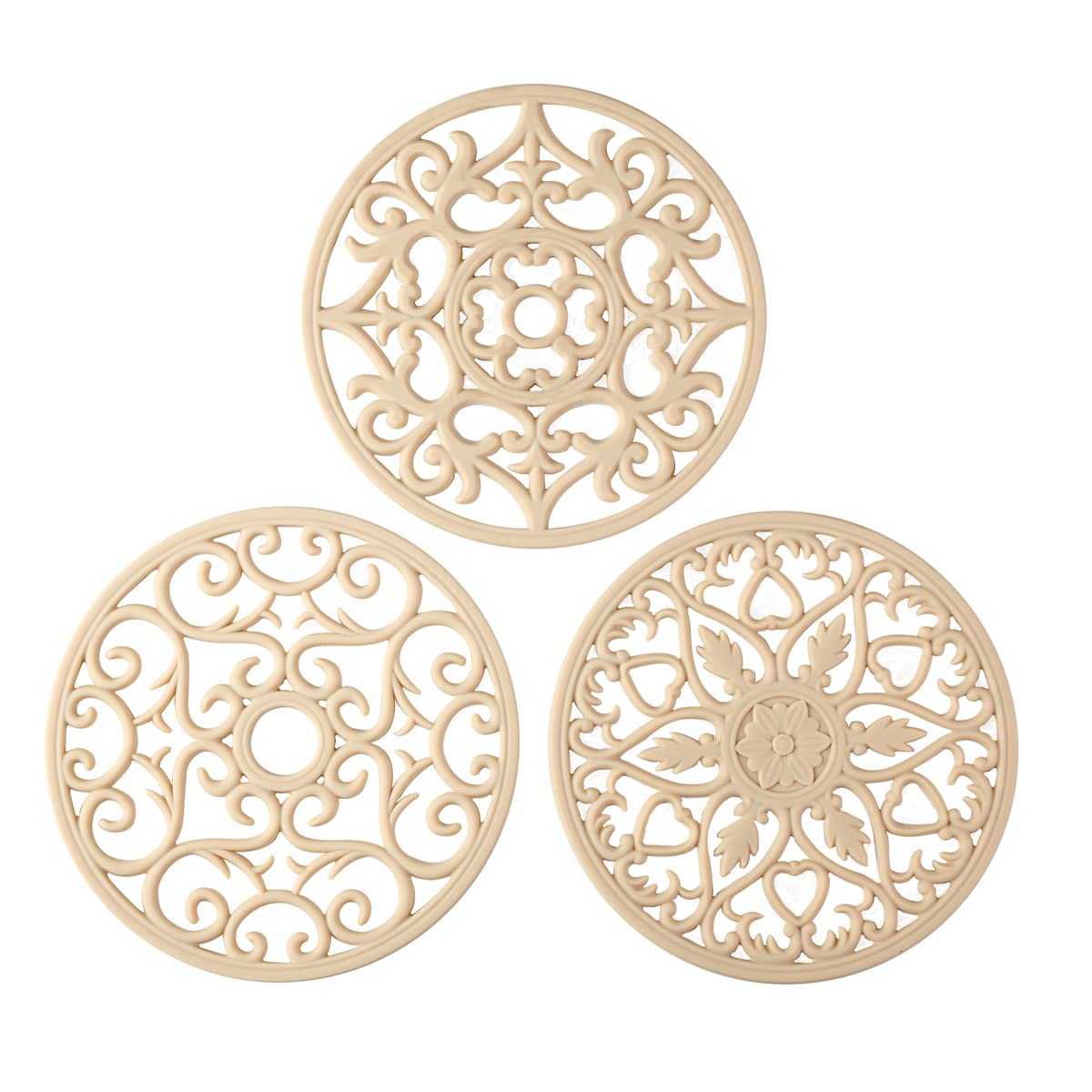 Colinda Silicone Trivet for Hot Dishes, Hot Pot and Pads - Protect Countertop from Hot Pot and Pans Coming Out from The Oven or Stove - Non-Slip &