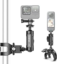 ULANZI R105 Super Clamp Kamerahalterung mit 360° Dual-Kugelkopf Magic Arm, Y-förmige 3-Backen-Design, 1/4" Gewinde, Action Cam Halterung Adapter, Super Klemme für DSLR-Kamera, Stabilisator, Videolicht