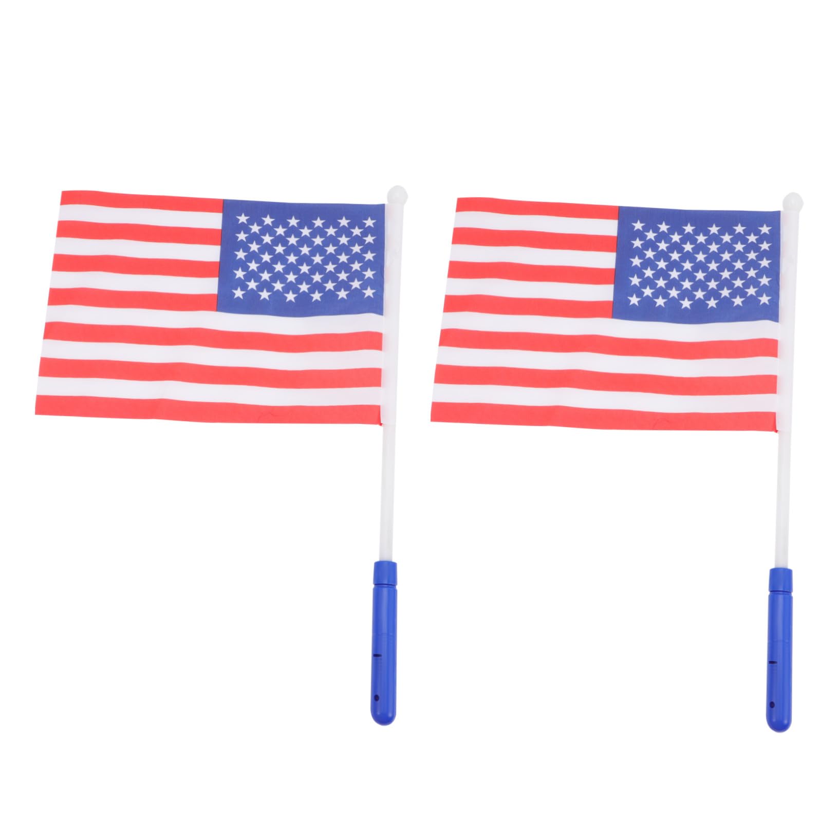 Drapeaux Américains LED lumineux x10 VICASKY pour vos défilés nocturnes et célébrations