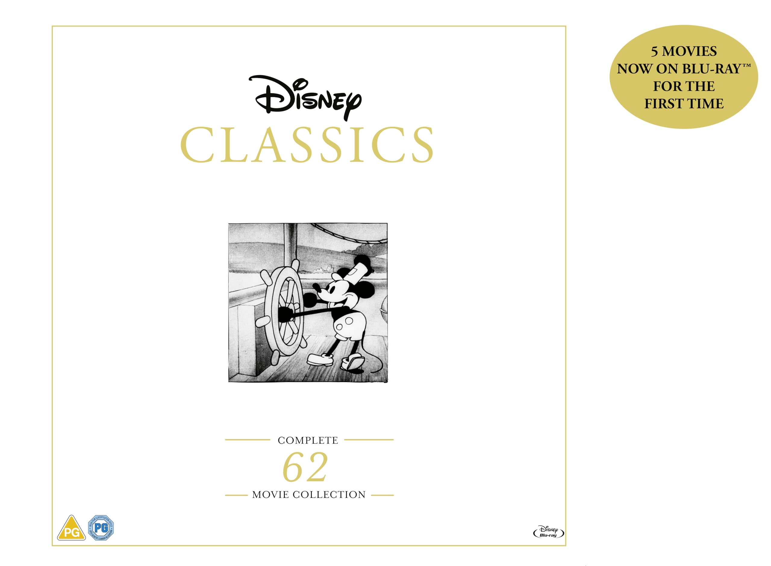 Disney Classics 62 Movie Collection BD