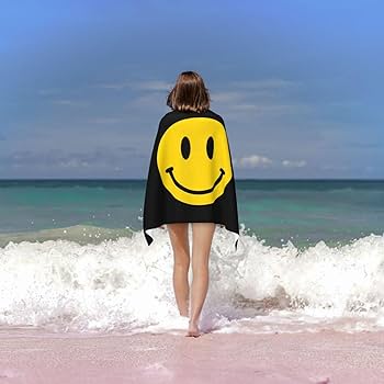 Amazon|マイクロファイバー バスタオル カラフル ニコちゃんマーク Amazon|マイクロファイバー バスタオル カラフル ニコちゃんマーク