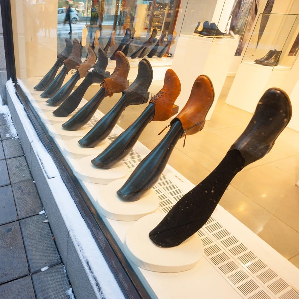 Generisch Sockelständer für Eventdekorationen – Weißer zylindrischer Sockel für Figuren, Sammlerstücke, Schuhe, Brautkleider und Abendkleider – 30 x 60 cm (11,8 x 23,6 Zoll) Thekenvitrine