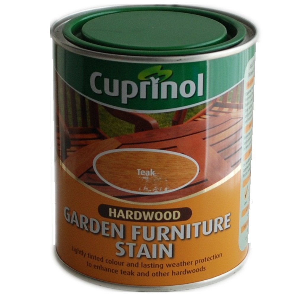 Cuprinol Wood Cuprinol® Hard Garden Furniture Stain Paint Colour Shades Treatment Teak 750Ml New