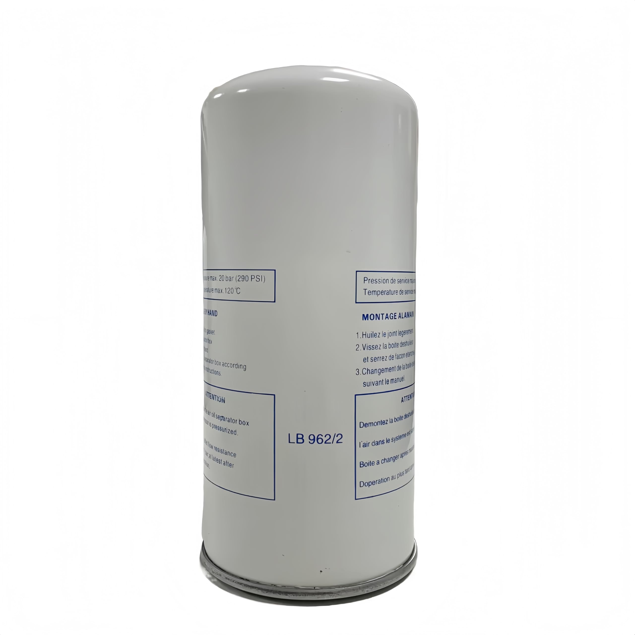 LB962/2 Compresseur d'air à vis Séparateur d'huile Filtre à tambour Pièce de rechange 6221347800 2205406508