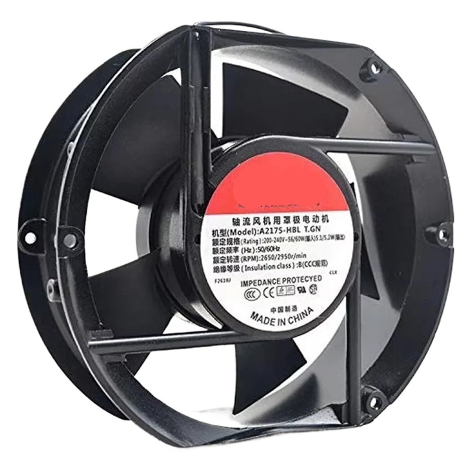GJEXXPTST A2175-HBL T.GN 220-240V 39/36W 0.28/0.24A 172mm x 150mm 51mm Cooling Fan