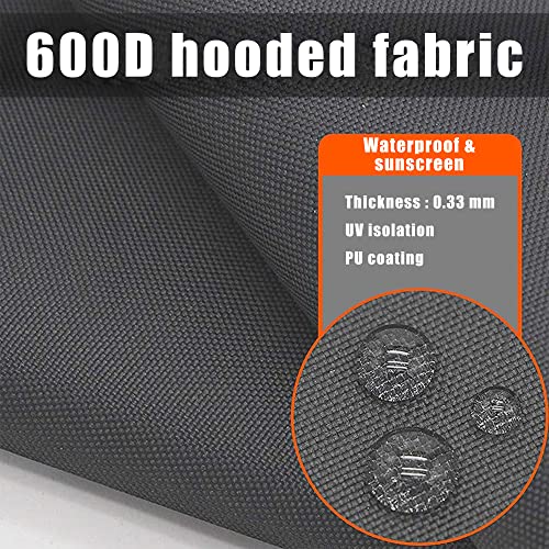 Sofw Car Rooftop Cargo Carrier Bag,15 Cubic Feet Car Roof Bag,Fit All Vehicles With Rack Waterproof Cargo Roof Bag,Rooftop Carrier Bag（Gray）, 38 L X 38 W X 18 H Inch #TOP5