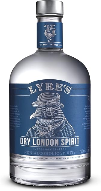 Lyre's Premium Dry London Non-Alcoholic Spirit - Gin Style | Award Winning | 700ml X 1 | Enjoy The World's Most Awarded Non-Alcoholic Spirits Brand Today