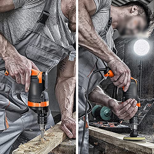 BYPING Haushalt Handbohrmaschine, Wired Plug-in-Pistole-Bohrmaschine Multifunktionale Kleine Elektrische Bohrmaschine… – Bild 3