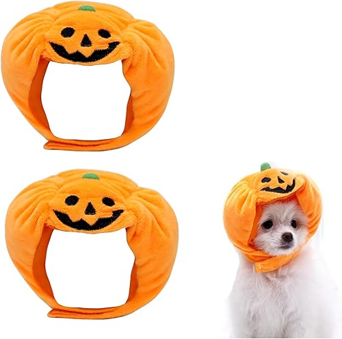 Sombrero de Halloween para gato, sombrero de Halloween para perro, gorra de calabaza, fiesta de cachorro, disfraz de truco, calabaza de Halloween,