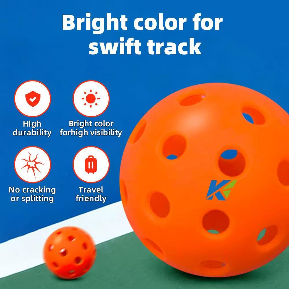 Palline da pickleball arancioni