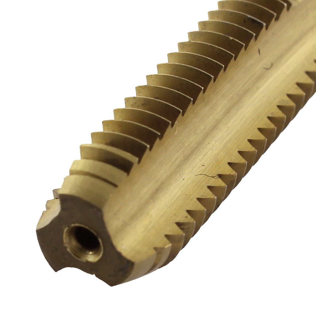 Aexit Pair Round Clamps Shank HSS 14mm Dia Threaded Straight Flutes Toggle Clamps Hand Taps