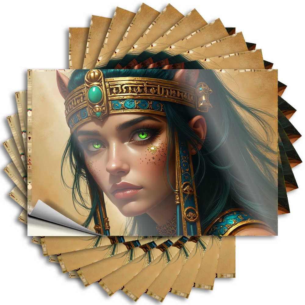 Queen of The Nile: A Mysterious Pharaoh's Tale Bumper Happy - Men Quote Self Adhesive Sticker(8X12CM)