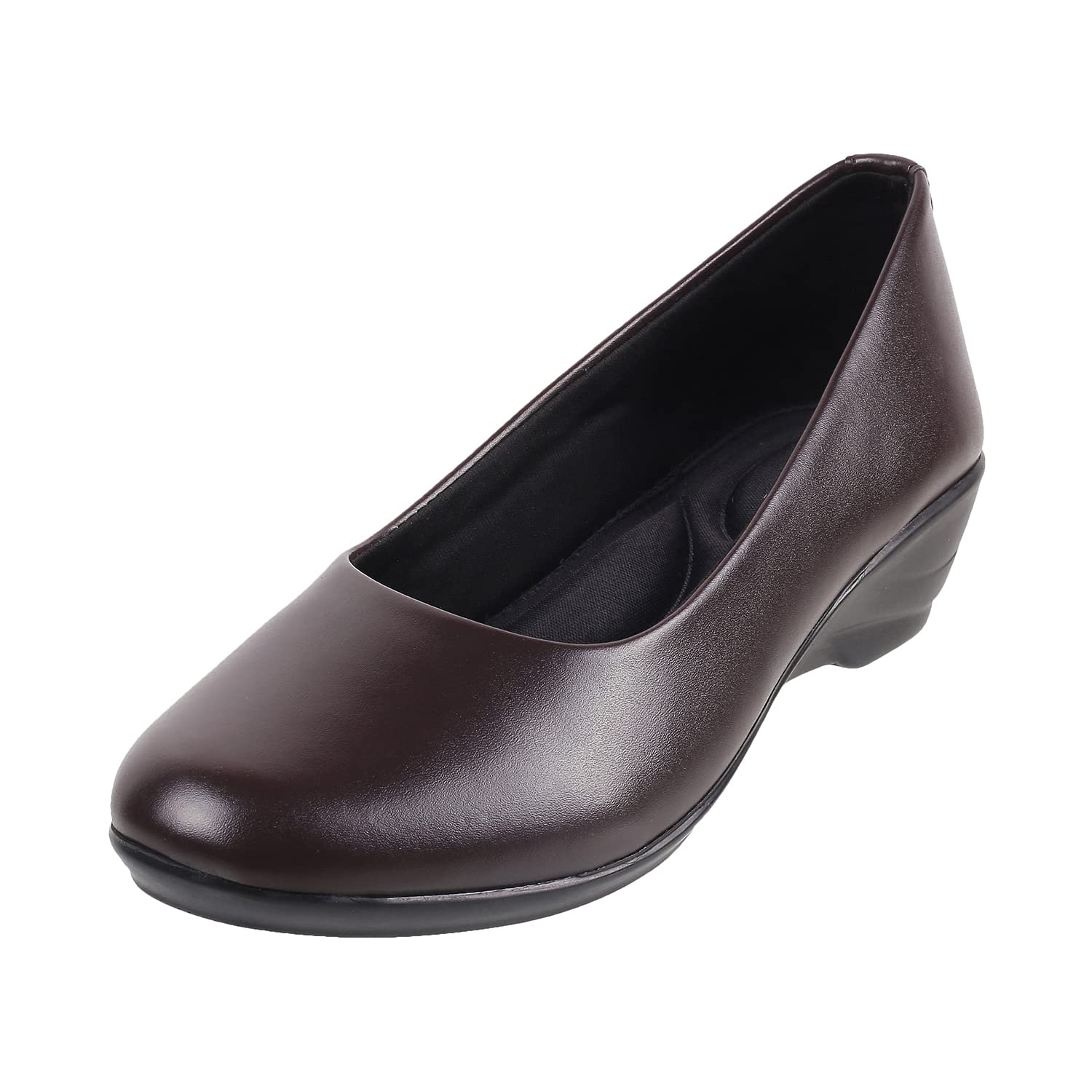 Mochi Womens Brown Formal Faux Leather Fashion Pumps UK/6 EU/39 (31-4803) (B095CNW1C1) Amazon Price History, Amazon Price Tracker