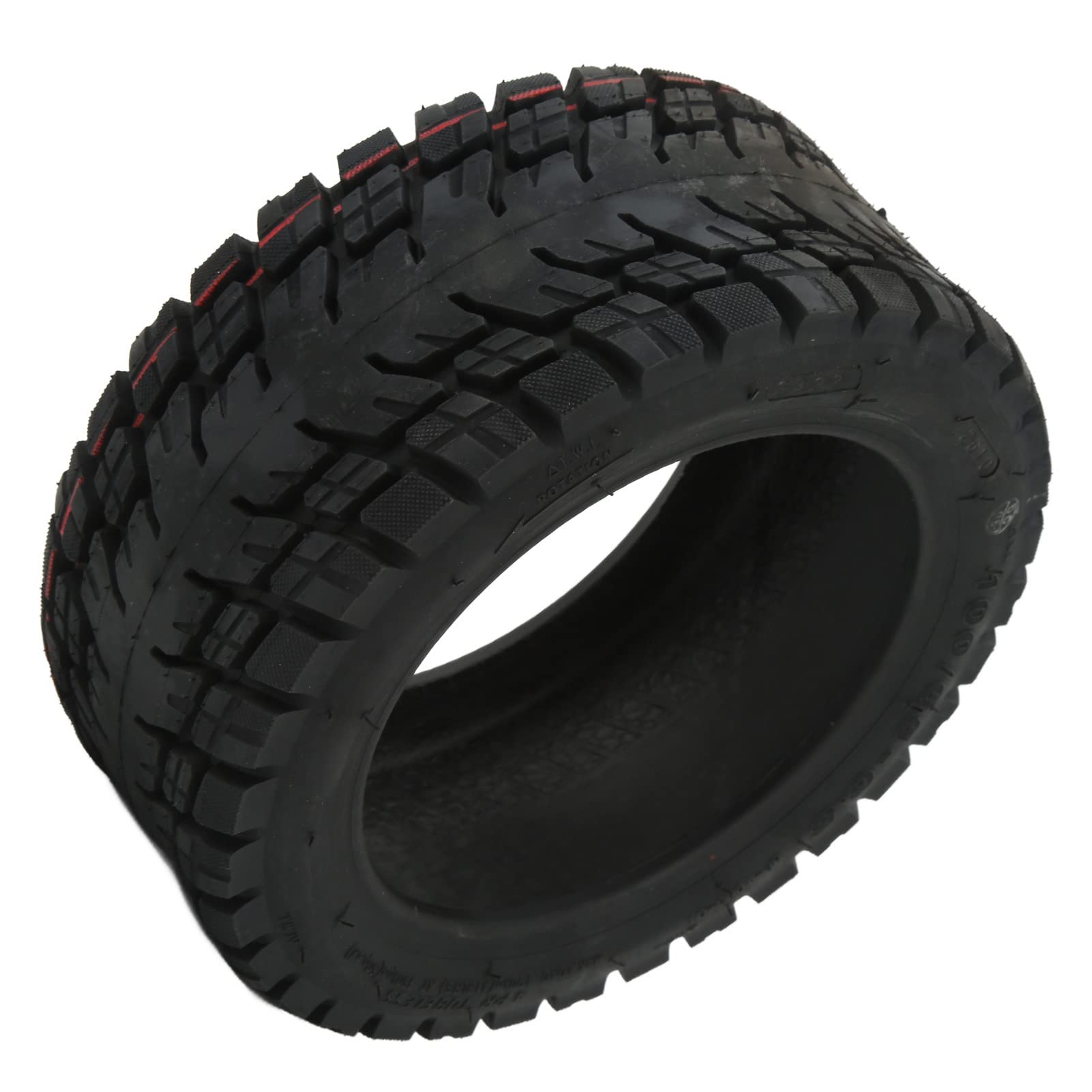 Pneumatico per Scooter Elettrico da 11 Pollici, 100/65-6.5 Pneumatico Tubeless, Antiscivolo, Gomma Spessa, Ammortizzante, Design Off-Road per Pioggia e Neve
